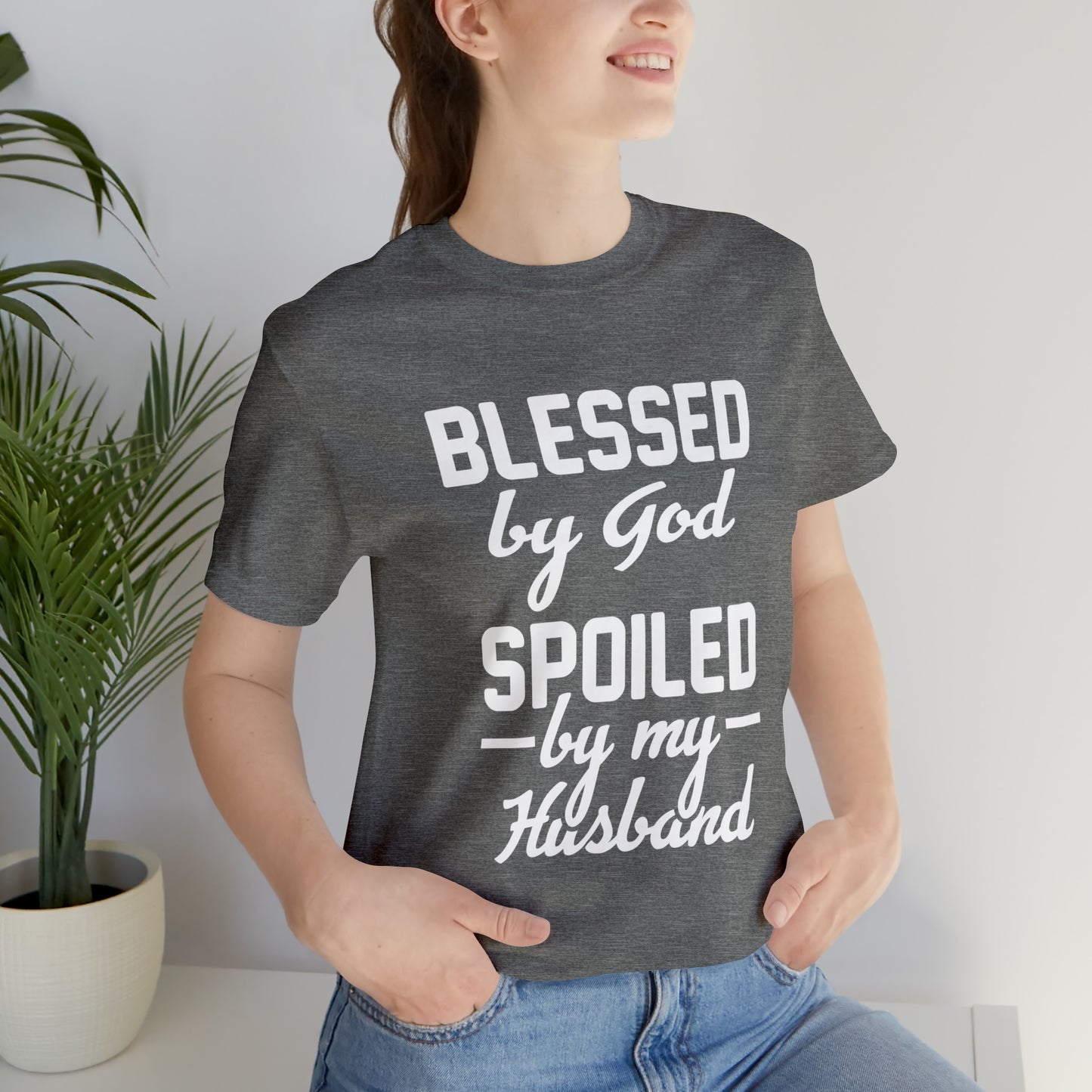 BLESSED & SPOILED Unisex Jersey Short Sleeve Tee