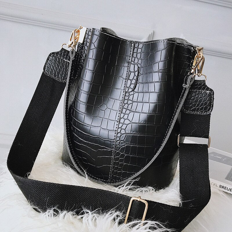 Single Shoulder Bucket Handbag